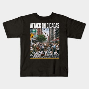 Attack On Cicadas - Summer Of Screaming 2024 Kids T-Shirt